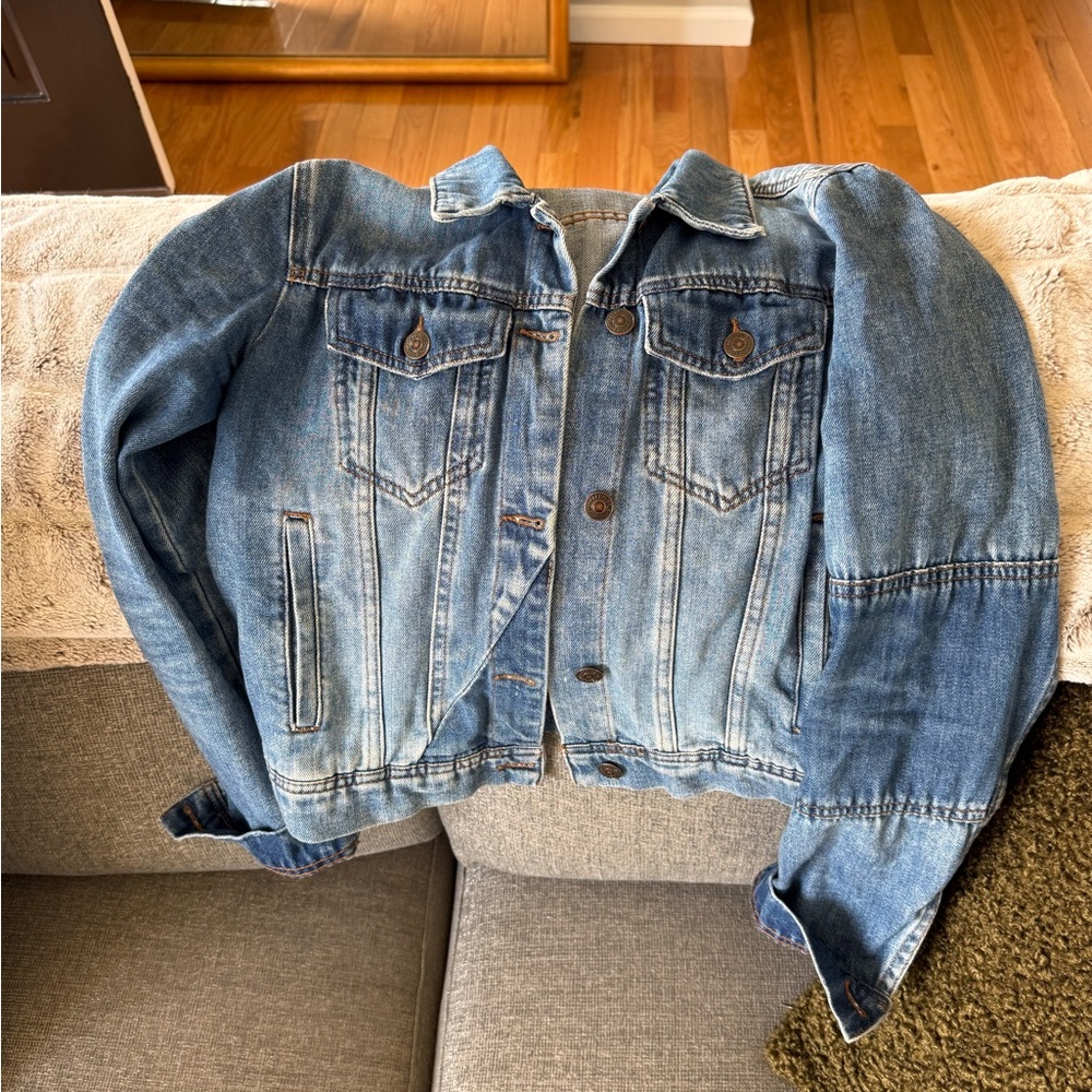 Free People Blue Jean Jacket
